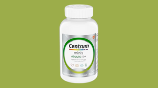 Centrum Minis Silver Multivitamin Tablet for Adults 50 Plus, Multimineral Supplement, Vitamin D3, B-Vitamins, Gluten Free, Non-GMO Ingredients, Supports Memory and Cognition in Older Adults - 320 Ct