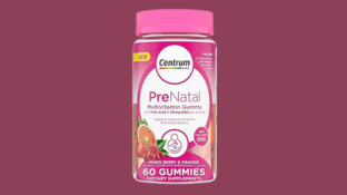 Centrum Prenatal Multivitamin Gummies with DHA and Folic Acid, Mixed Berry and Orange Flavors - 60 Count, 30 Day Supply