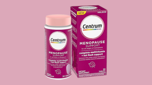 Centrum Complete Multivitamin Supplement + Hot Flash Support Menopause Support Tablets, with Clinically Studied geniVida, 30 Count