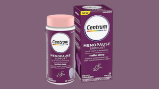 Centrum Restful Sleep Menopause Support Tablets, Supplement with Clinically Studied DailyZz and geniVida, 28 Count