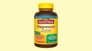 Nature Made Magnesium L-Threonate with Vitamin C & Vitamin D3, Provides 130 mg of Magnesium from 1800 mg Magnesium L Threonate, Cognitive Support Magnesium Supplement, 90 Capsules, 30 Day Supply