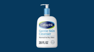 Cetaphil Facial Cleanser, Gentle Moisturizing Cleanser for Dry to Normal and Sensitive Skin, 20 oz, Fragrance-Free, Soap-Free, and Foam-Free